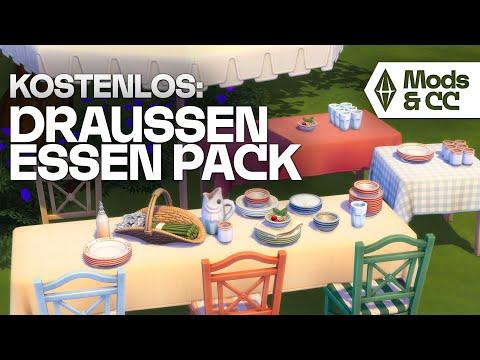 So schön gemacht! 🤤 Die Sims 4 Outside Lunch CC Pack als kostenloser Download