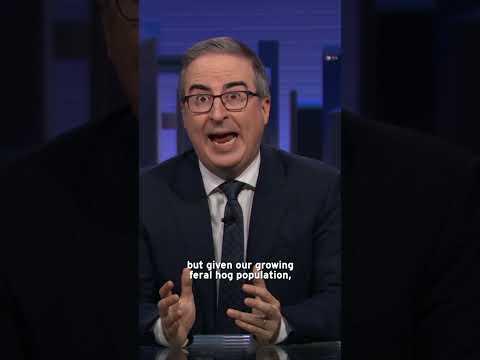 Feral Hogs & Disease Outbreaks #lastweektonight