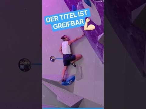 Hannah kämpft sich durch den W2 und entscheidet das Rennen 🏆 | BOULDER BUNDESLIGA #climbing