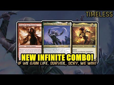 New Infinite Combo! Win Through a Single Surveil? – Naya Trelala Combo | Timeless BO3 | MTG Arena