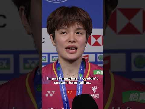 Hard work. Belief. A dream fulfilled 🇨🇳 Wang Zhi Yi. ❤️‍🔥 #BWFWorldTour #AllEngland2026