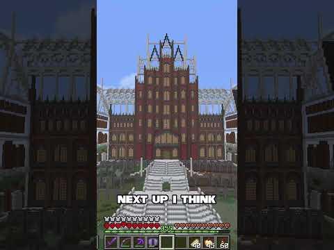 Building The Most Detailed Haunted Manor Ever #minecraft #shorts