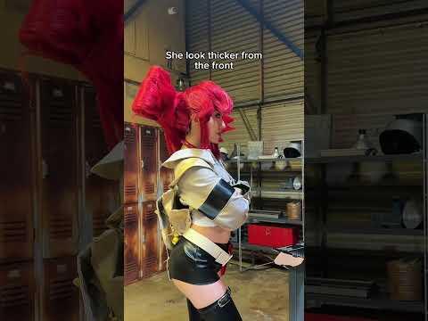 I can’t fit through doors.Cosplay made by @zerggiee #gachiakuta #riyo