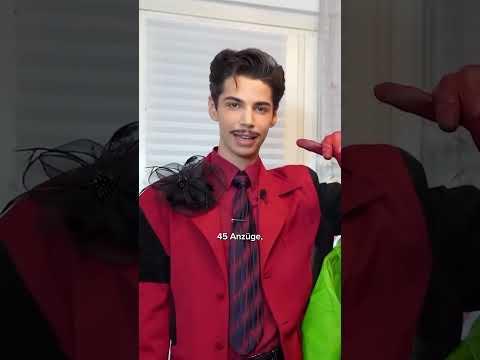 45 Anzüge und kein Outfit ohne Ansteckblume 😋