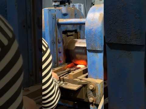 Need to evenly flatten metal? The rolling mill is your answer, just watch your sleeves 😅