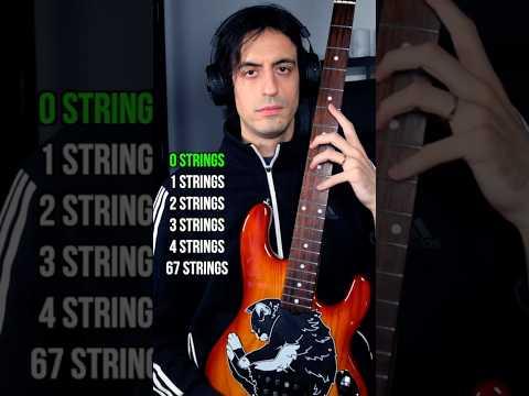 0 Strings vs 67 Strings Bass!