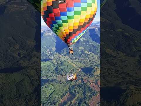 Ganze WOHNUNG hängt am Heißluftballon!