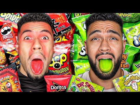 DAS SCHÄRFSTE VS SAUERSTE ESSEN AUS JEDEM LAND ESSEN !!!
