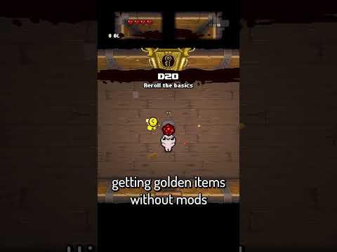Golden Items Unmodded #tboi #thebindingofisaac #bindingofisaac