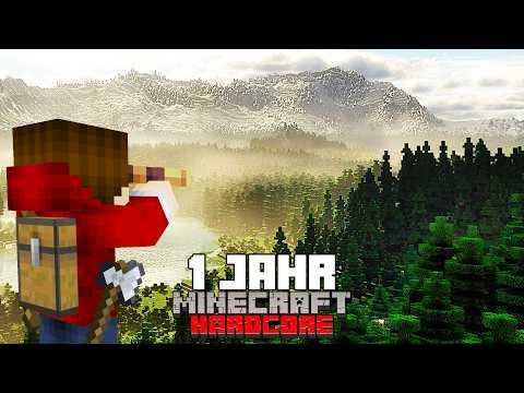 Ich habe 1 Jahr in einem realistischen Minecraft Wald überlebt ! | LarsLP