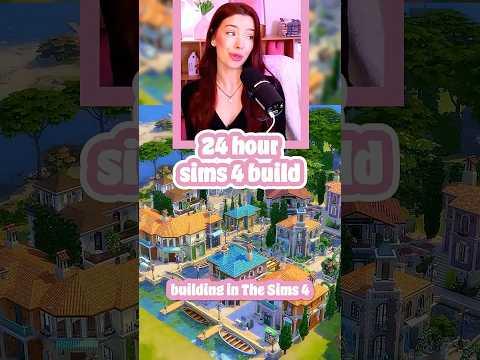 i spent 24 hours building in the sims 4??  #sims4 #thesims4 #sims4build #gaming