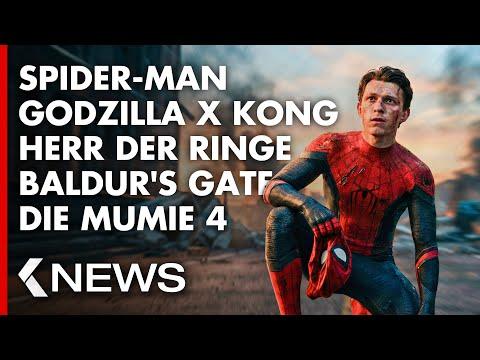 Spider-Man 4, Godzilla x Kong Supernova, Die Mumie 4, Herr der Ringe, Helldivers... KinoCheck News