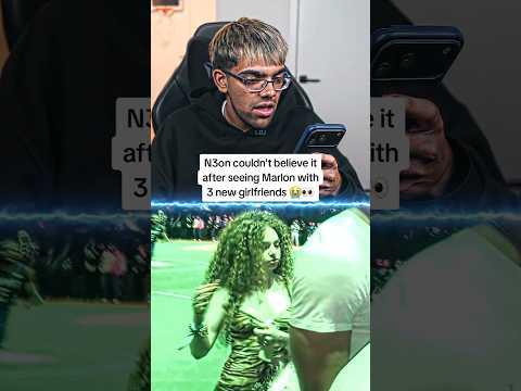 N3on couldn't believe it after seeing Marlon with 3 new girlfriends 😭👀 #n3on #marlon #kalogeras #fyp