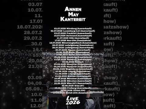 Ab jetzt gibt es Tickets für unsere Zusatzshows! Wir freuen uns auf nächstes Jahr ❤️ #tour2026