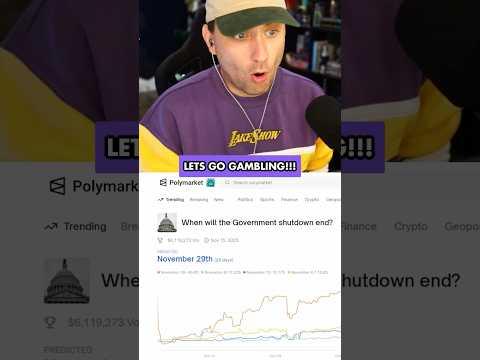 Gambling on the Government Shutdown 🔥