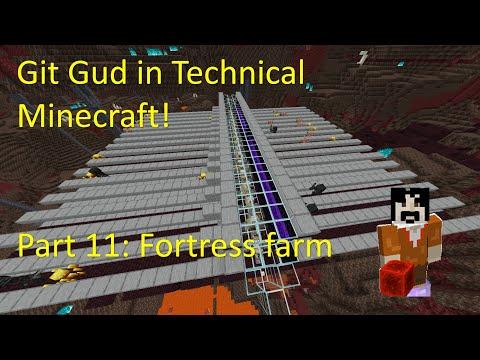 The simplest fortress farm? "Git gud in Technical Minecraft", Java 1.21
