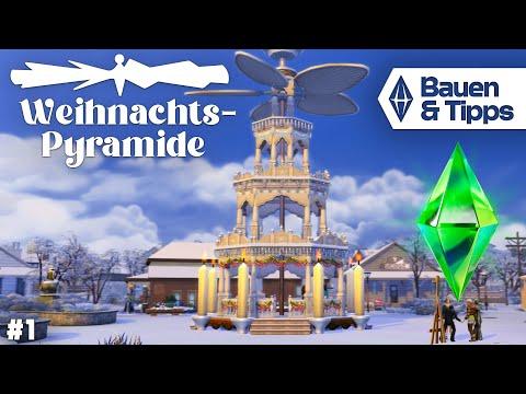 Grundriss: Weihnachts-Pyramide bauen in Die Sims 4 💚 #1 (deutsch)