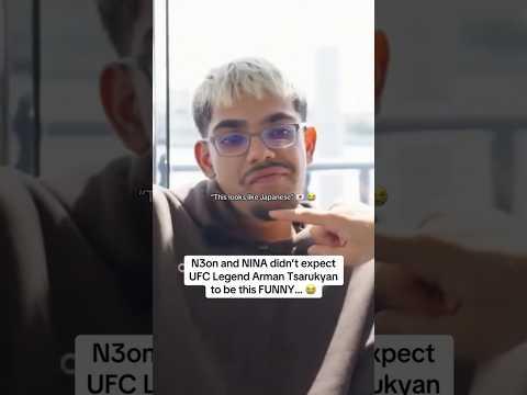 N3on and NINA didn’t expect UFC Legend Arman Tsarukyan to be this FUNNY… 😭