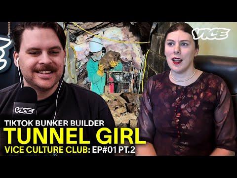 TikTok Tunnel Girl's IRL Minecraft In Her basement. Will She Keep Digging? Vice Culture Club Ep1Pt.2