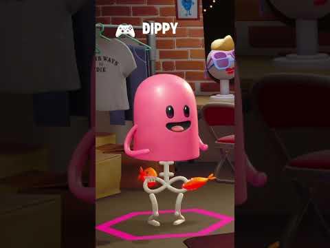 Dippy's fresh new look in Dumb Ways to Party, coming 2026!