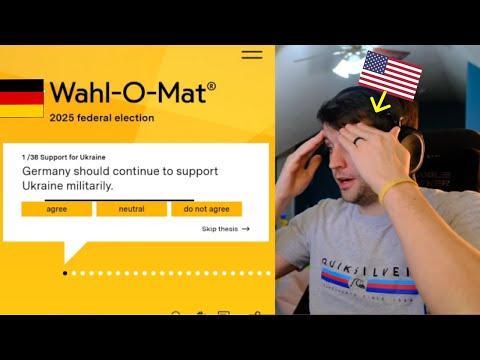 American takes the Wahl-O-Mat ; what German political party would I be??