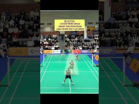 Tactical Tips to improve as a doubles player in badminton