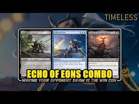 Opponent Drawing Is Our Win Con! Echo of Eons Combo! | Timeless BO3 | MTG Arena