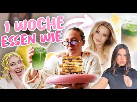 1 Woche essen wie meine Influencer Friends  🩷✨| CARAMELLA