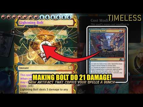 Bolt Is Always Lethal!? Izzet Easel Control | Timeless BO3 | MTG Arena