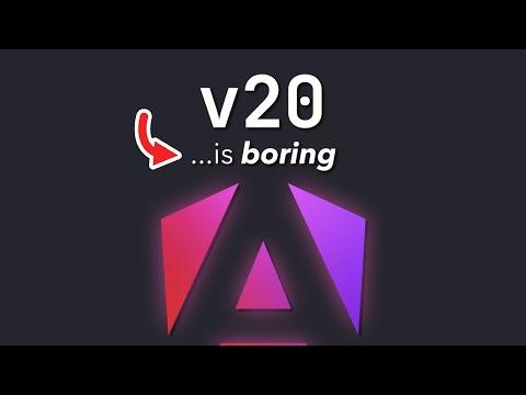 Angular v20 is out... it's boring (and that's good)