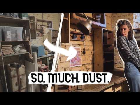 turning my dusty 1930s basement into a vintage style workshop