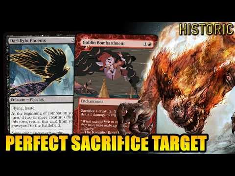 Darklight Phoenix + Bombardment Is PERFECT Synergy | Historic BO3 | MTG Arena