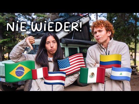 In diese LÄNDER reisen wir NICHT MEHR