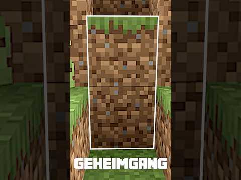 Der Einfachste Geheimgang in Minecraft #minecraft #shorts #viral