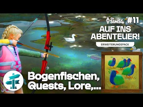 Bogenfischen, Lore & Buddy der Sammler  🏹 💚 Die Sims 4 Auf ins Abenteuer Pack Gameplay #11