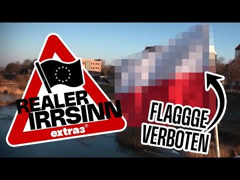 Realer Irrsinn: Illegale Flaggen auf Europabrücke in Frankfurt (Oder) | extra 3