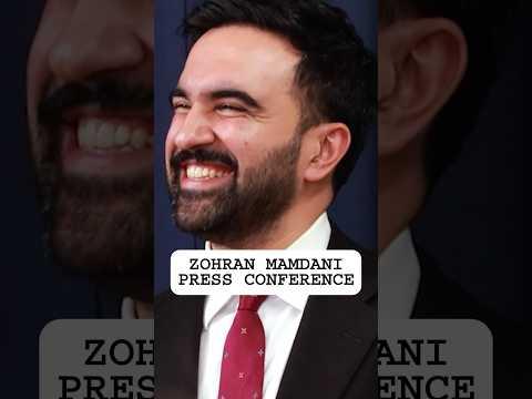 Zohran Mamdani Press Conference