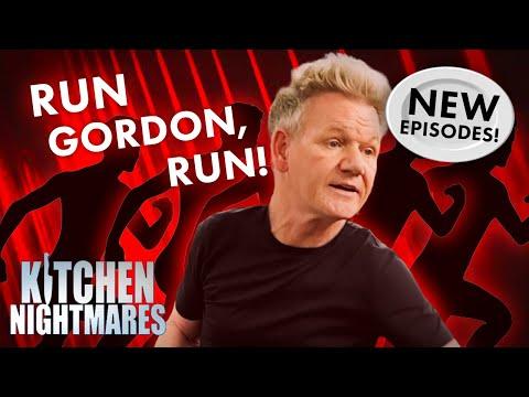 gordon is the running man (he's running away from these kitchens) | Kitchen Nightmares |NEW Episodes