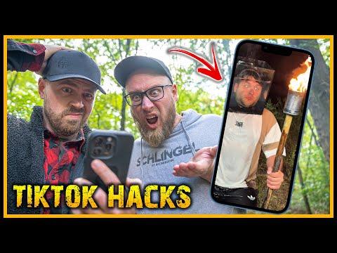 Überleben mit TikTok Hacks?! Naturensöhne testen 5+1 Survival Tipps | Top oder Flop!?