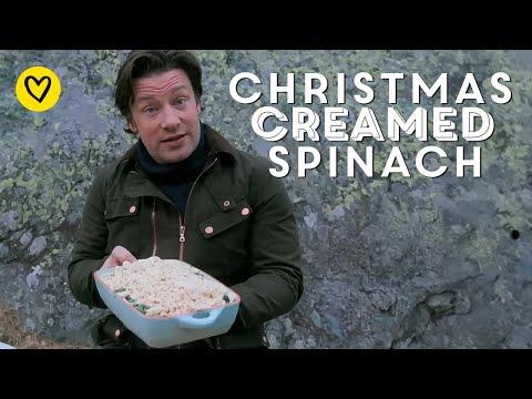 Vegetarian Christmas Side Dish Creamed Spinach