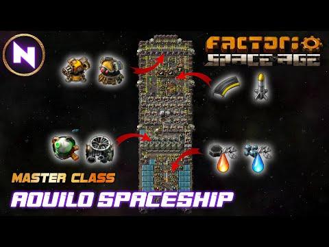 Nuclear Spaceship For AQUILO | Factorio Space Age MASTER CLASS