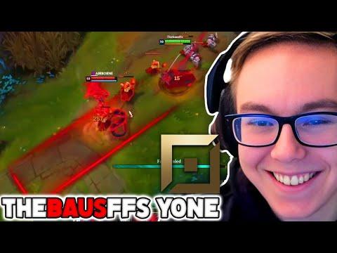TheBausffs is finally playing YONE (ONLY BAUS WOULD BUILD THIS)