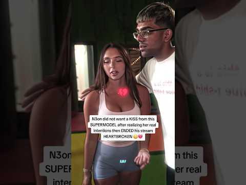 N3on did not want a KISS from this SUPERMODEL after realizing her real intentions