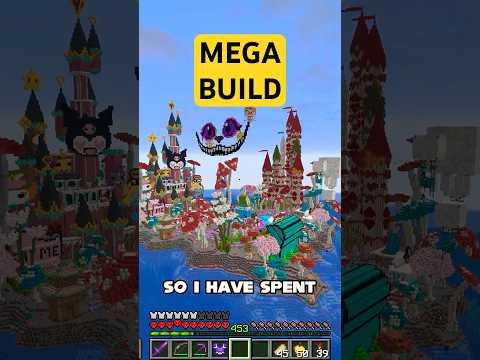 Minecraft but I Built Alice’s Wonderland Island