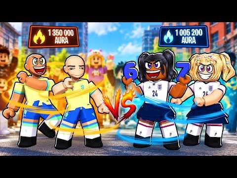 GOING AGAINST EACH OTHER IN AURA DANCE BATTLES!