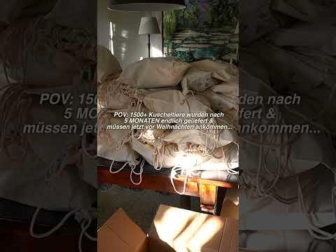 Die Kuscheltiere sind endlich angekommen