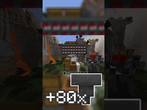 Unloading shulker boxes at light speed #minecraft  #storage #storagesystem
