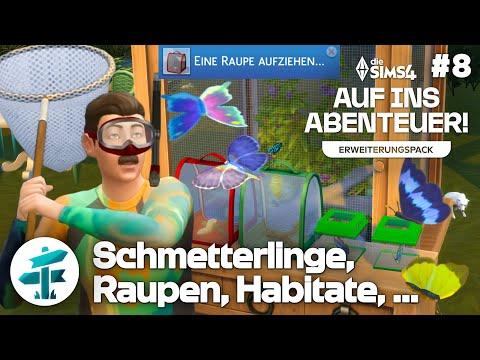 Schmetterlinge fangen, züchten, erforschen + Skill 🏹 💚 Die Sims 4 Auf ins Abenteuer Pack Gameplay #8
