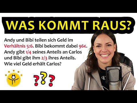 Löse die Textaufgabe! – Verhältnis Gleichungen