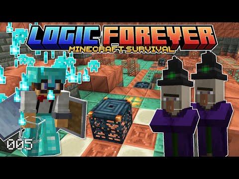 Trials of the Quad Witch Farm - Logic Forever: Ep #5 - Minecraft 1.21 Let's Play Survival